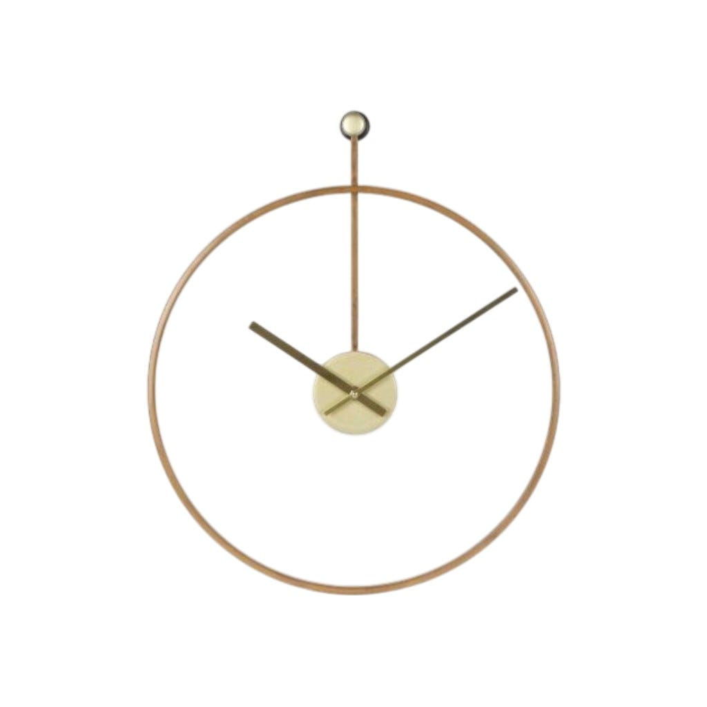 Reloj Dorado De Pared 45.5x54.5x3.5cm