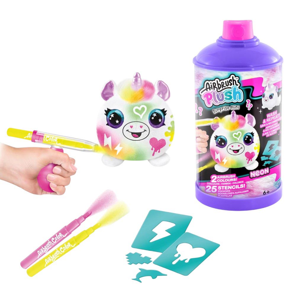 Airbrush Plush Peluche Sorpresa Con Aerógrafo Surtido