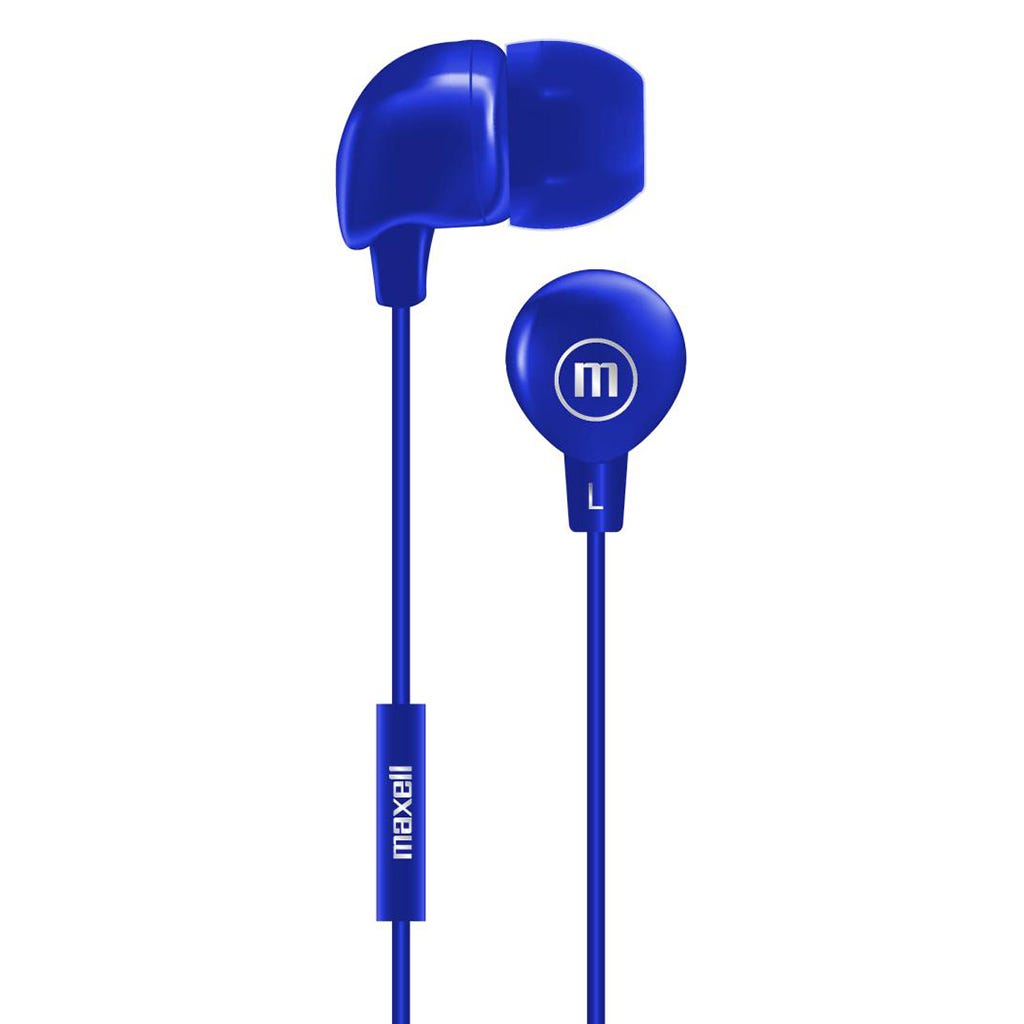 Auriculares Con Micrófono Azul Maxell