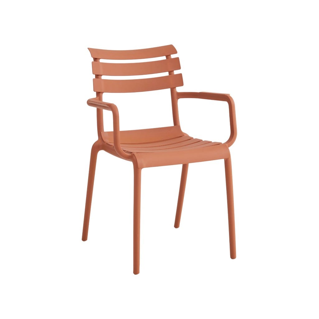 Silla De Comedor Hani 55X40X80Cm Naranja