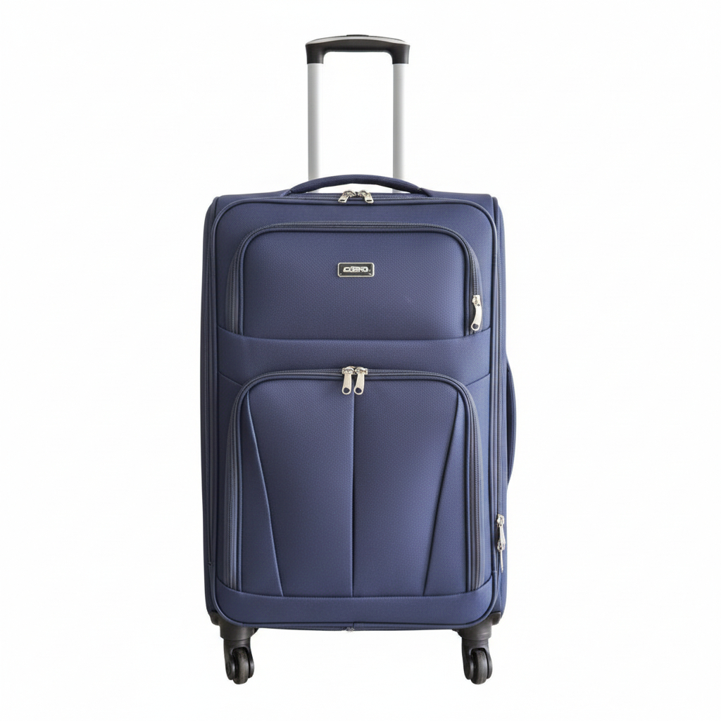 Maleta Con Ruedas Azul Marino 24"