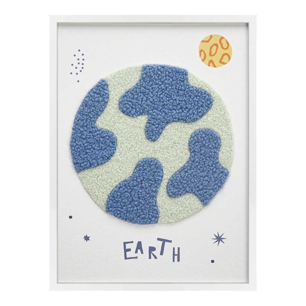 Cuadro Decorativo Con Tematica Planetaria Surtida 30x40x2cm