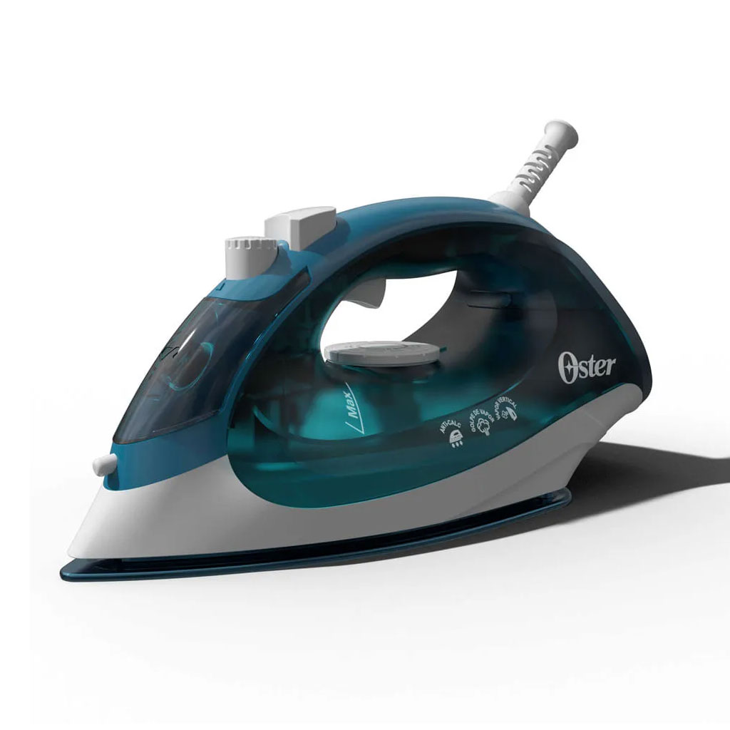Plancha A Vapor Con Suela De Ceramica Celeste - Oster