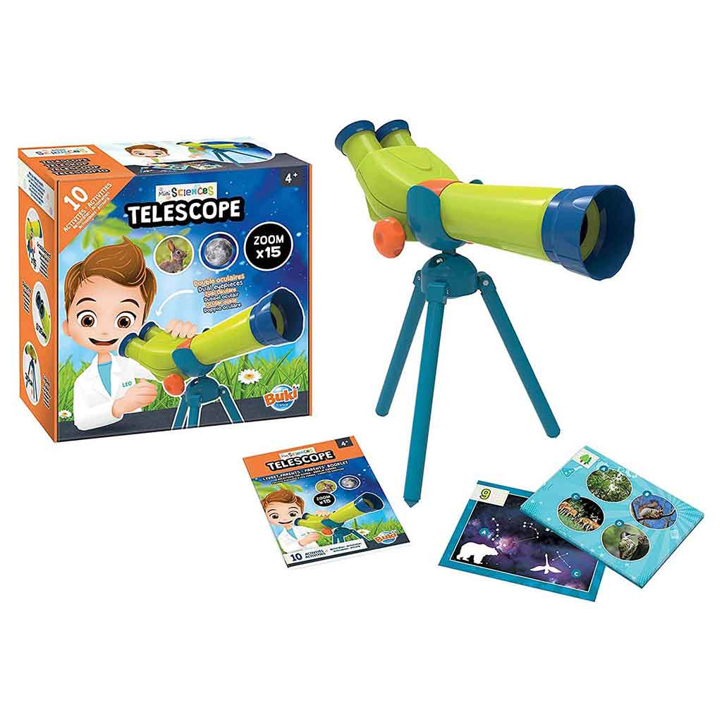 Mini ciencias telescopio Buki Science