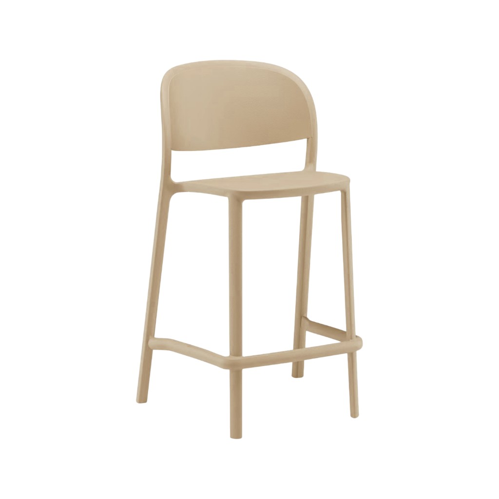 Silla De Bar Nidia Beige 49,5x55x104cm
