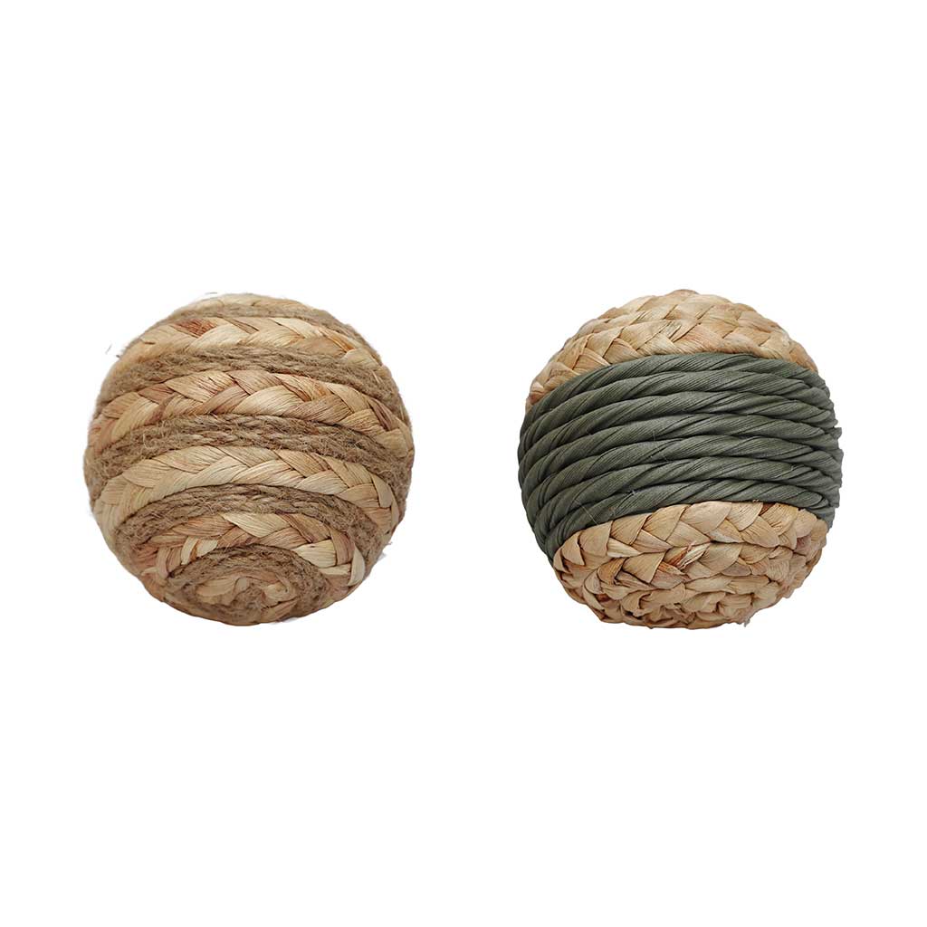 Bolas Decorativas De Pastos Marinos Etnica Surtido 10cm