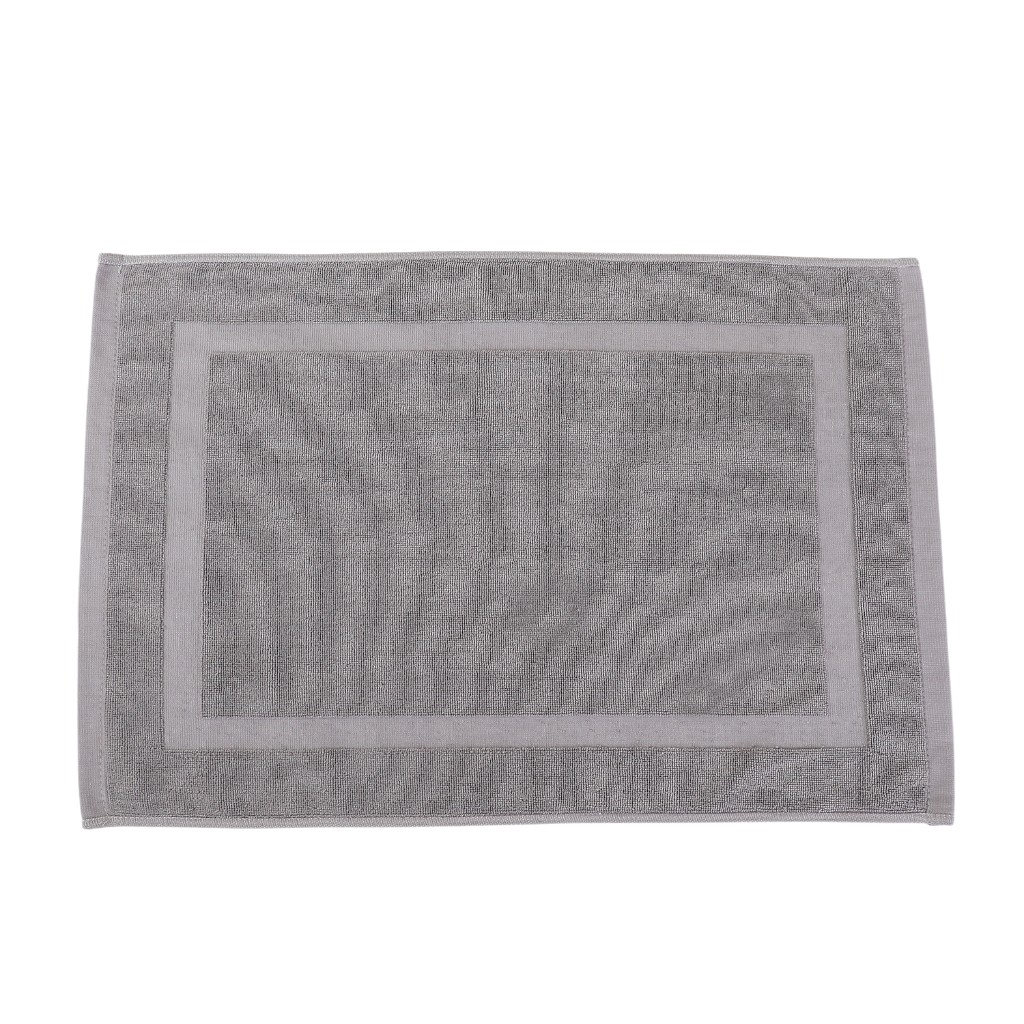 Alfombra De Baño Gris 50X70Cm
