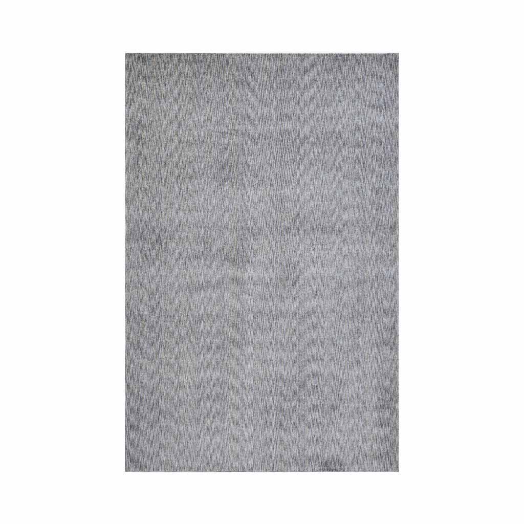 Alfombra De Poliéster Gris 160X235Cm