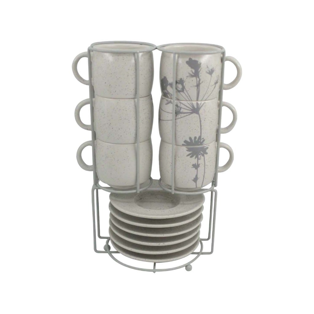 Set De Tazas Y Platos De 6 Pzs