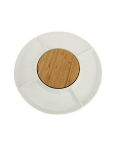 Bandeja Dividida Para Servir 30Cm