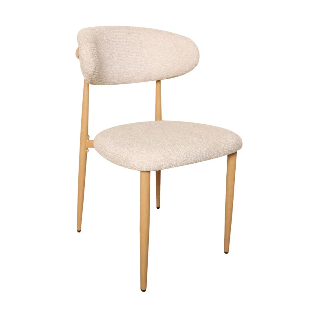 Silla De Comedor Beige Camila 58X49X81Cm