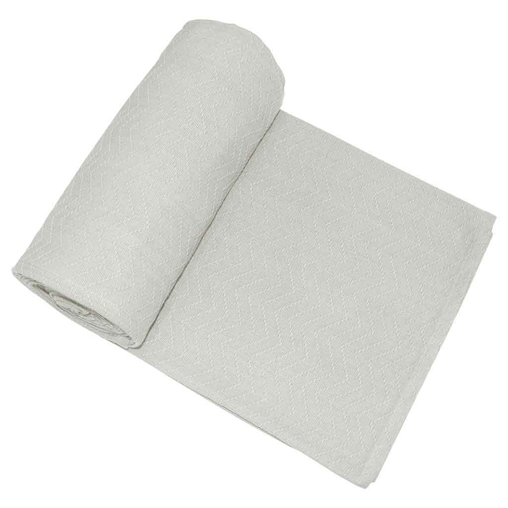 Cubrecama Blanco De Algodón 160x220cm