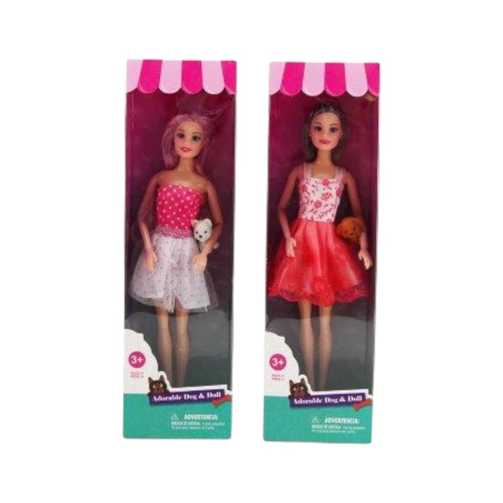 Muñecas Fashion Girl Con Mascotas Surtidas