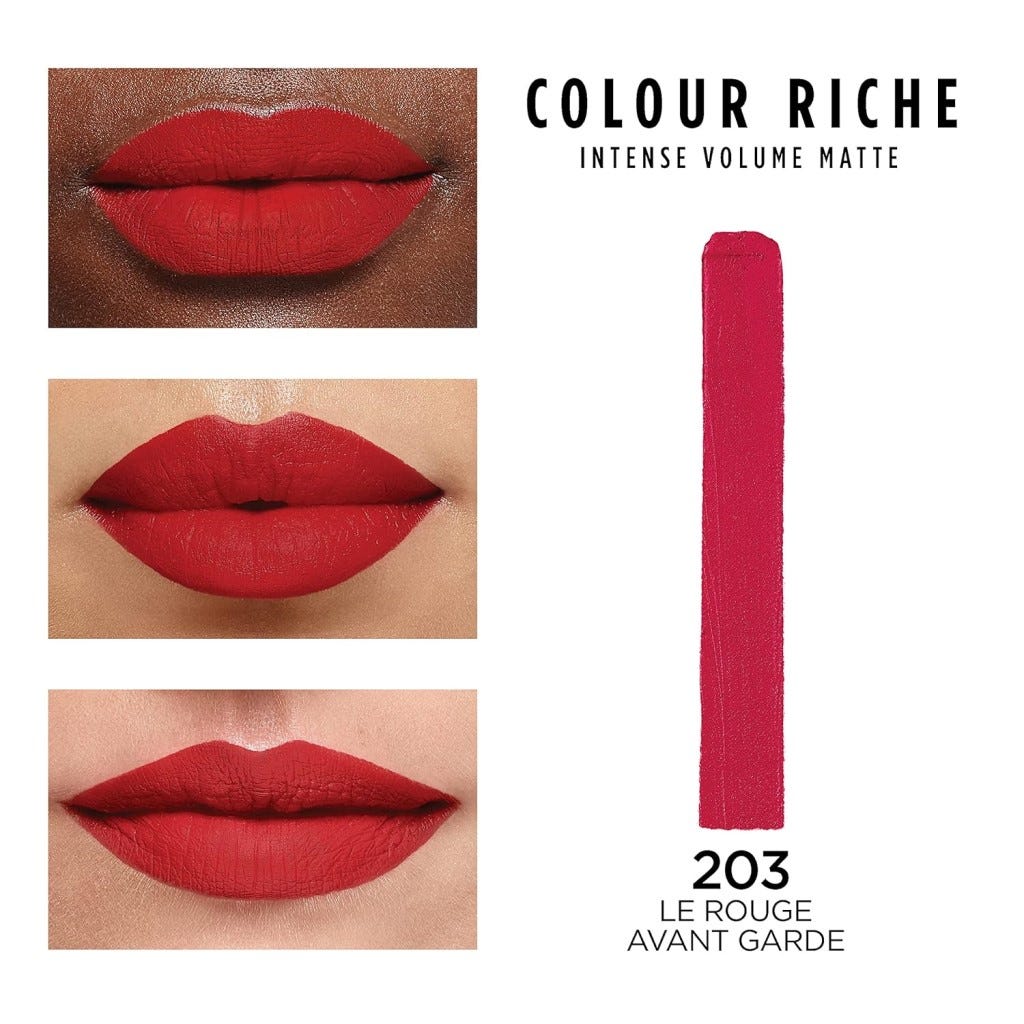 Color Riche Volume Matte 203 Le Rouge Avant Garde - Aliss