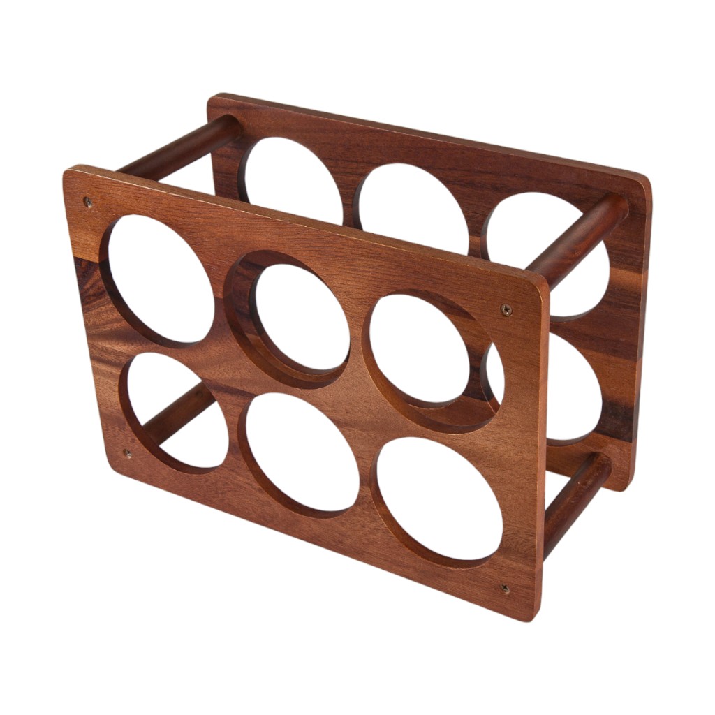 Estantería Para Vinos De Madera De Acacia