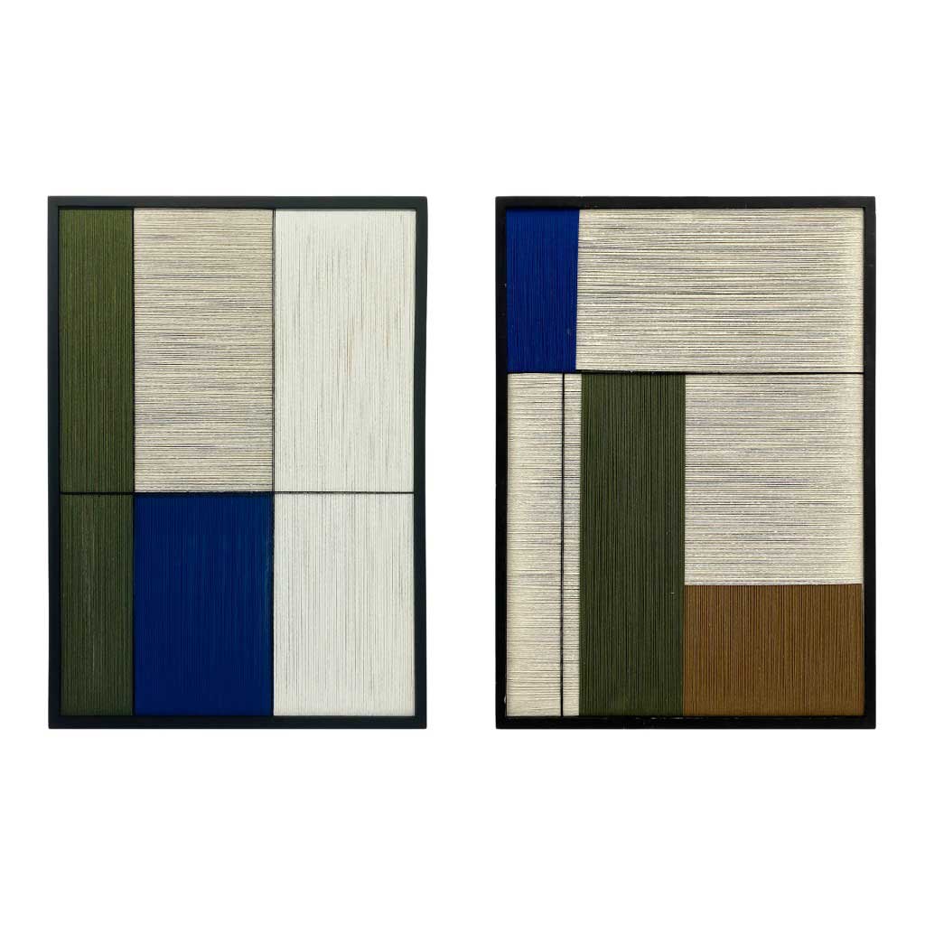 Cuadro Decorativo De Cuadros Con Hilos Surtido 50x70x2.5cm