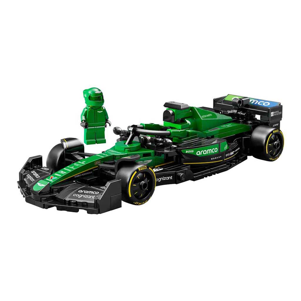 Bloques Lego Coche De Carreras Aston Martin Aramco F1 AMR24 269Pzs