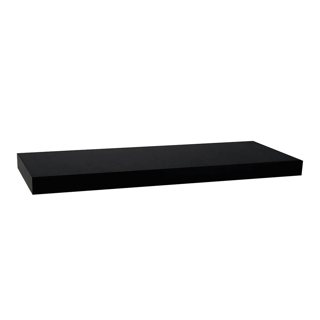 Repisa de pared negro 80X23.5X3.8CM
