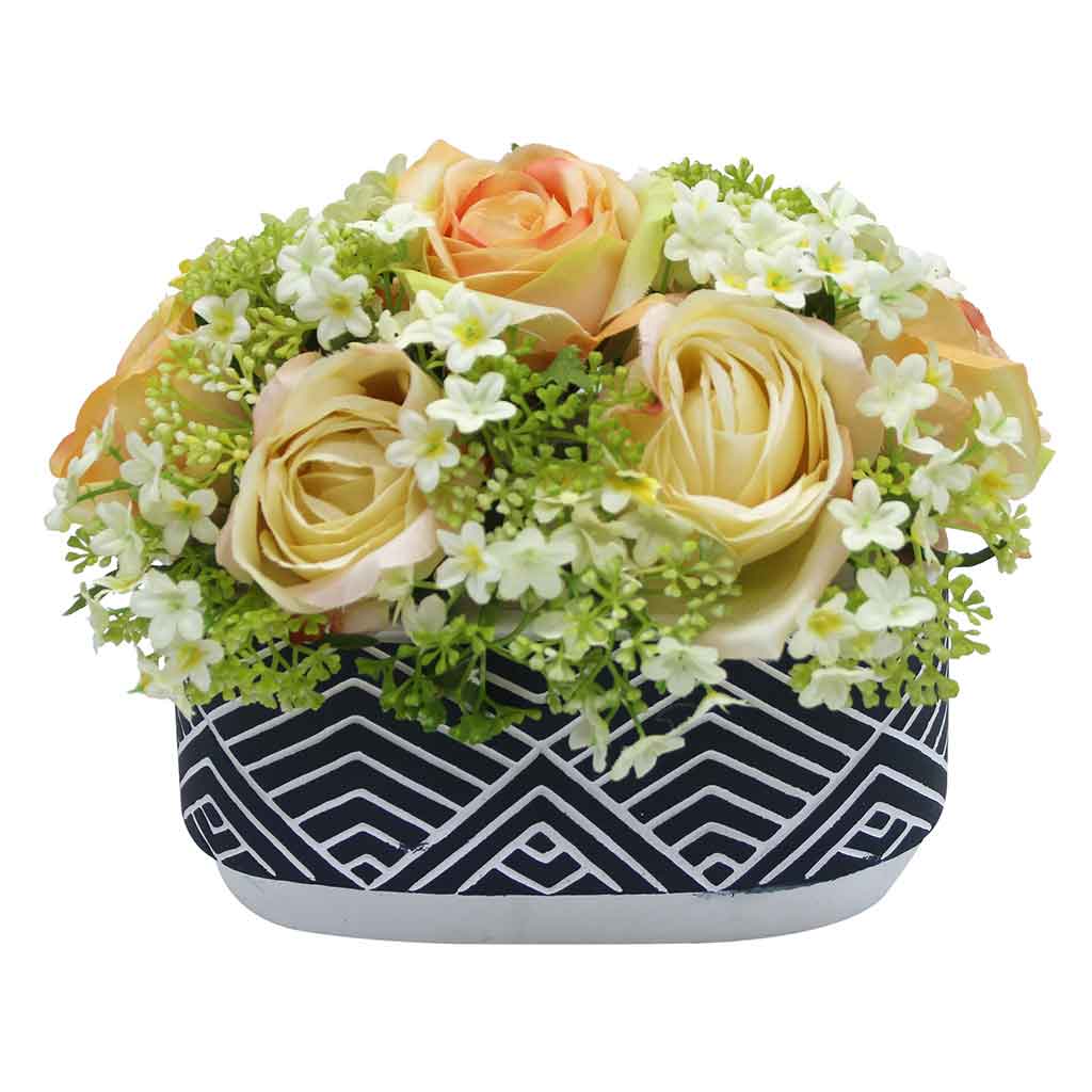 Flor artificial en maceta 19CM