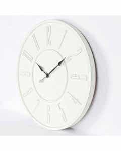 Reloj de pared blanco decorativo 60X60X3.5CM