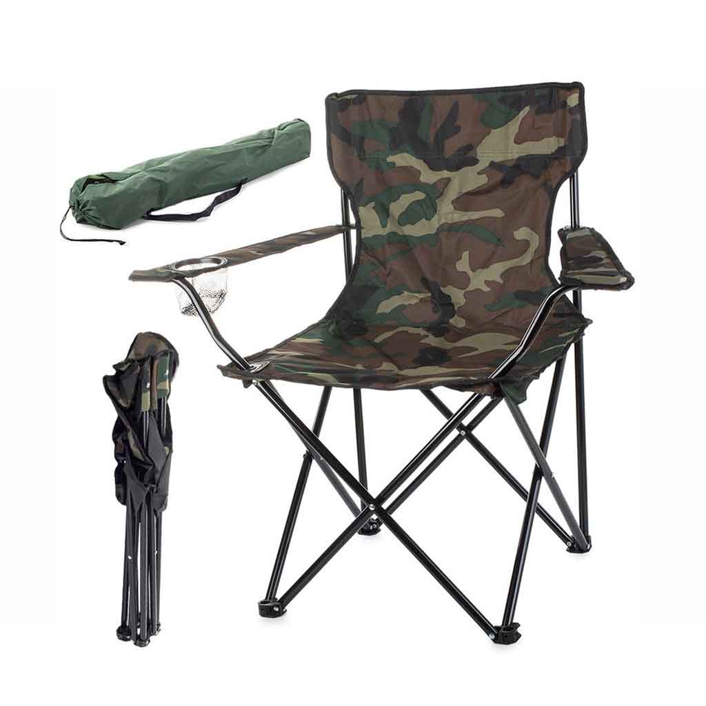 Silla Playera Con Estampado Militar 50X50X8Cm
