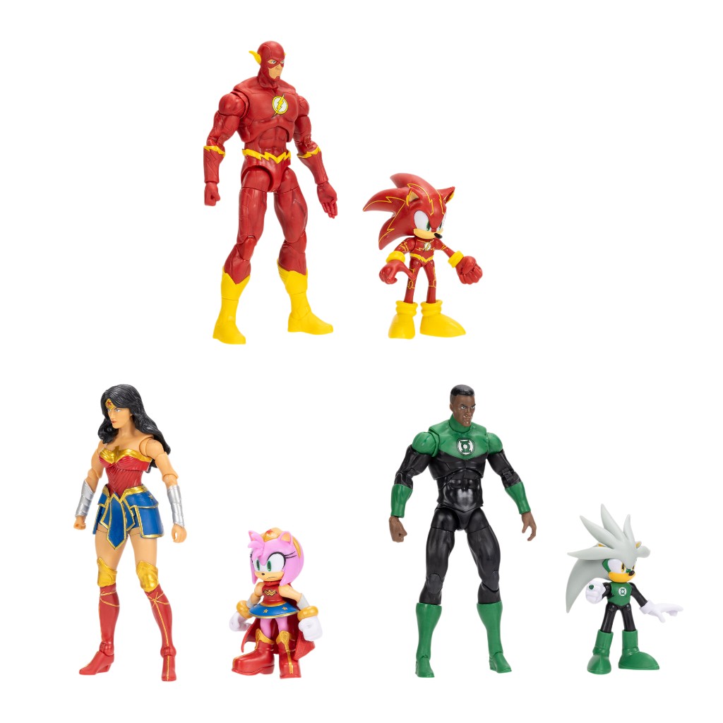 Dc X Sonic Figuras De Sonic The Hedgehog Modelos Surtidas