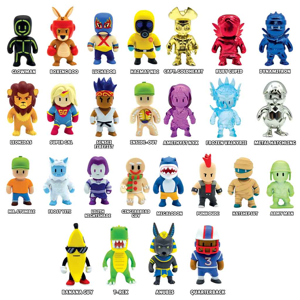 Gadget Stumble Guys 3D Figuras 5Pcs - Aliss