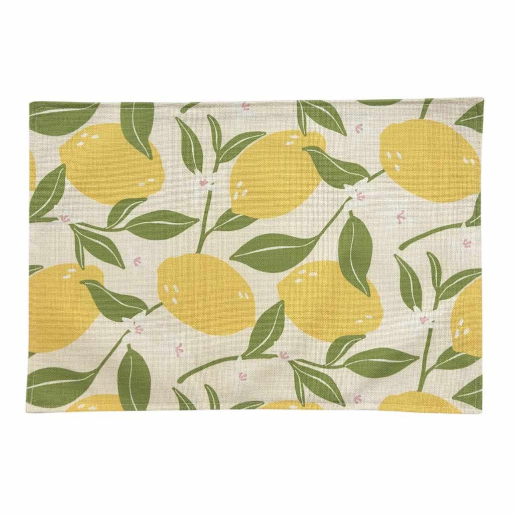 Individual Estampado De Limón Set 4 Pzas 33X48Cm