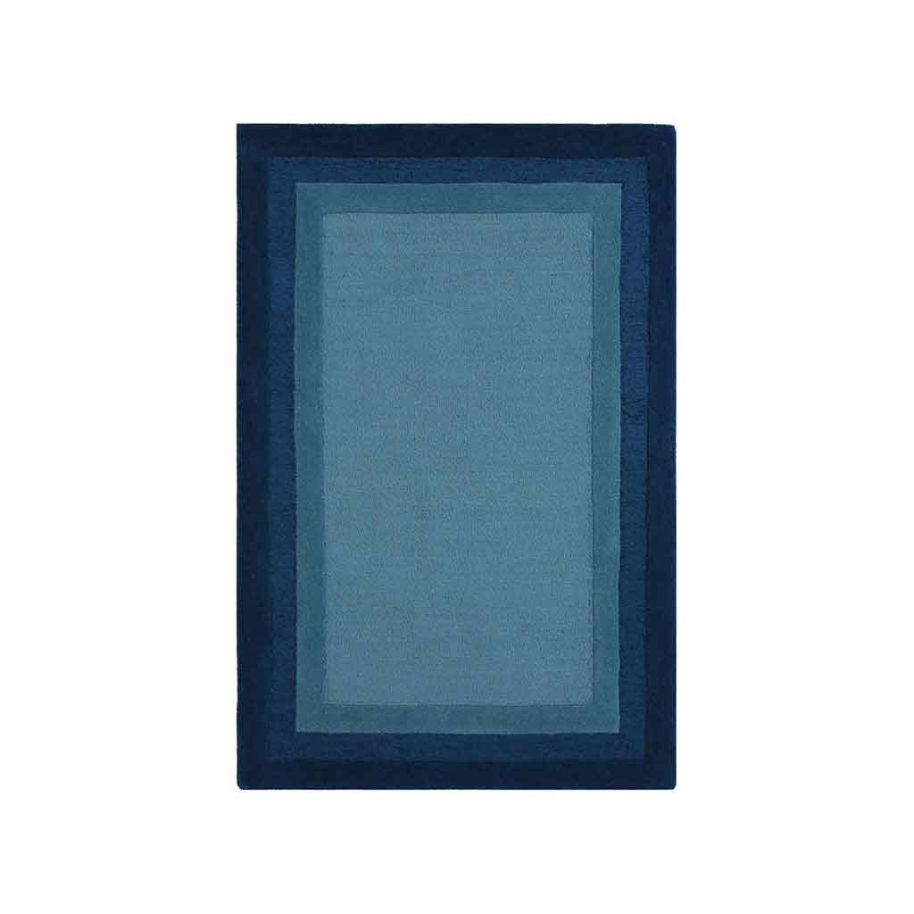 Alfombra De Lana Verde 150x210cm