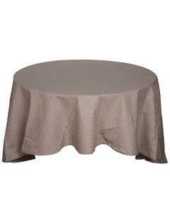 Mantel Redondo Estampado En Alto Relieve