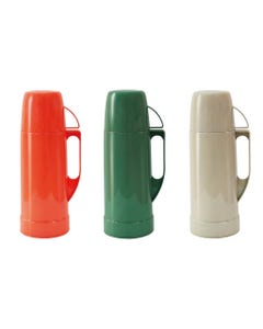 Termo De Plástico Con Taza Colores Surtidos 750Ml