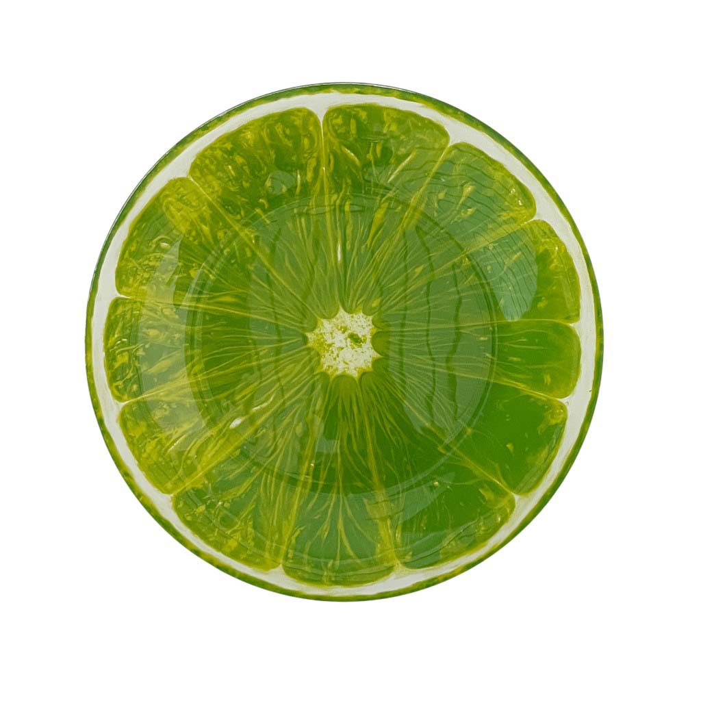 Plato De Ensalada Estampado De Limón 20cm