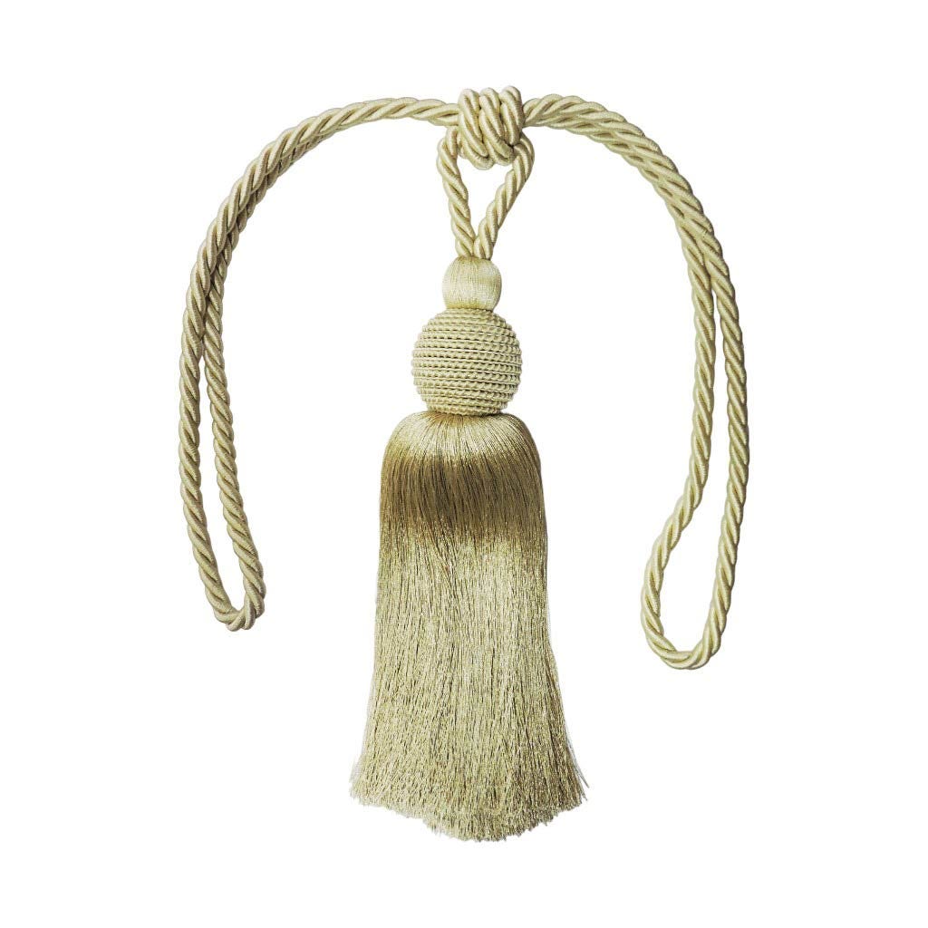 Borla De Cortina Color Beige 67Cm
