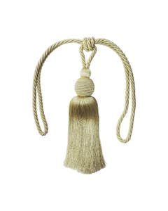 Borla De Cortina Color Beige 67Cm