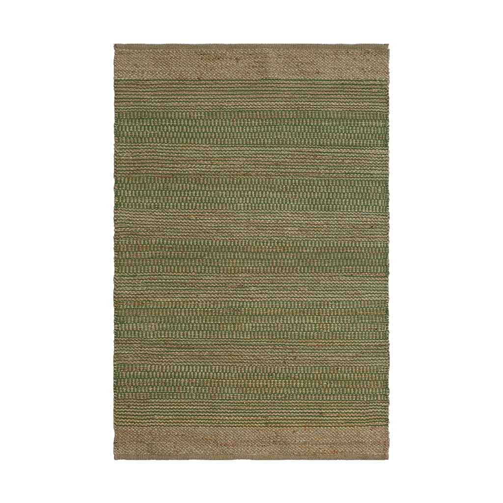 Alfombra De Yute Verde 150x210cm