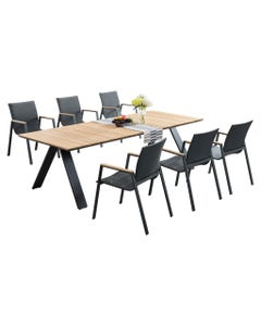 Juego de comedor para patio Kiko 7pcs
