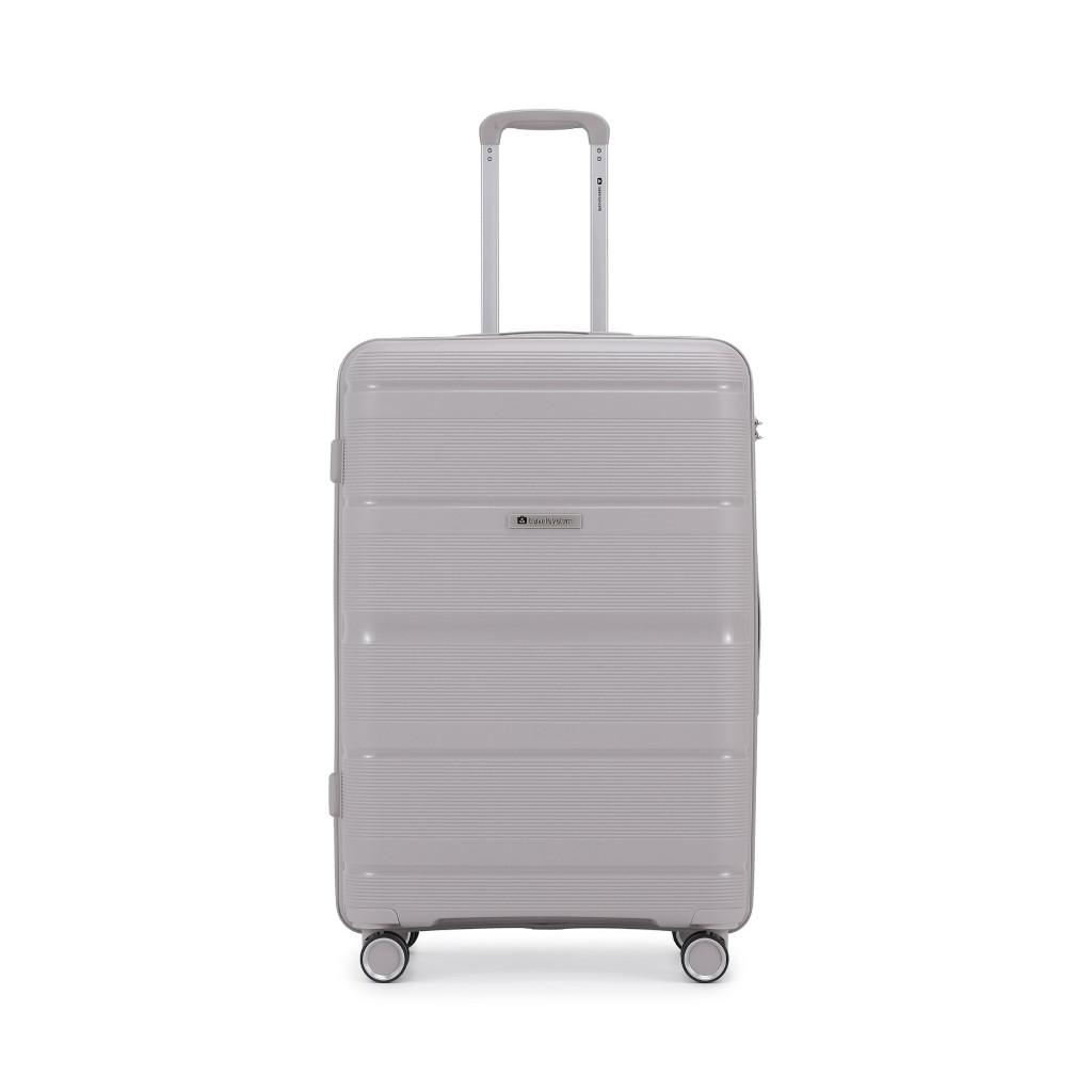 Maleta Beige De Viaje 28" Doble Ruedas