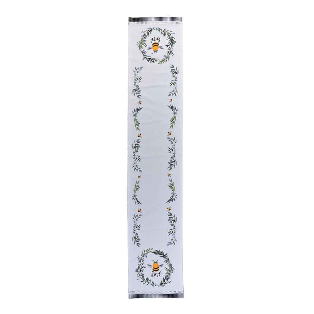 Camino De Mesa Estampado De Abeja 35X180Cm