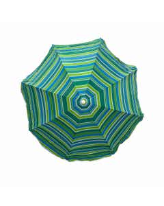 Sombrilla Puca Turquesa Con Poste Blanco 180CM
