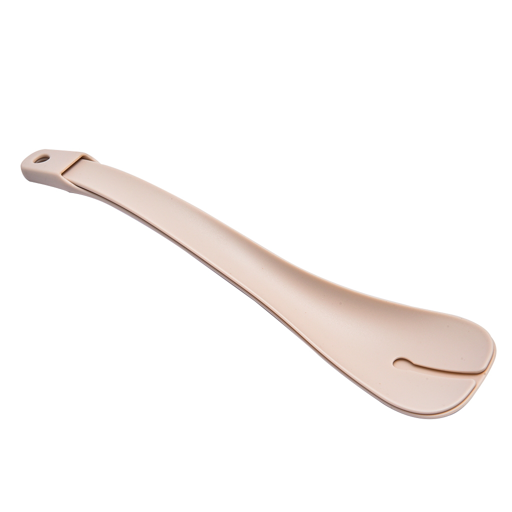 Juego de utensilios beige-2 piezas
