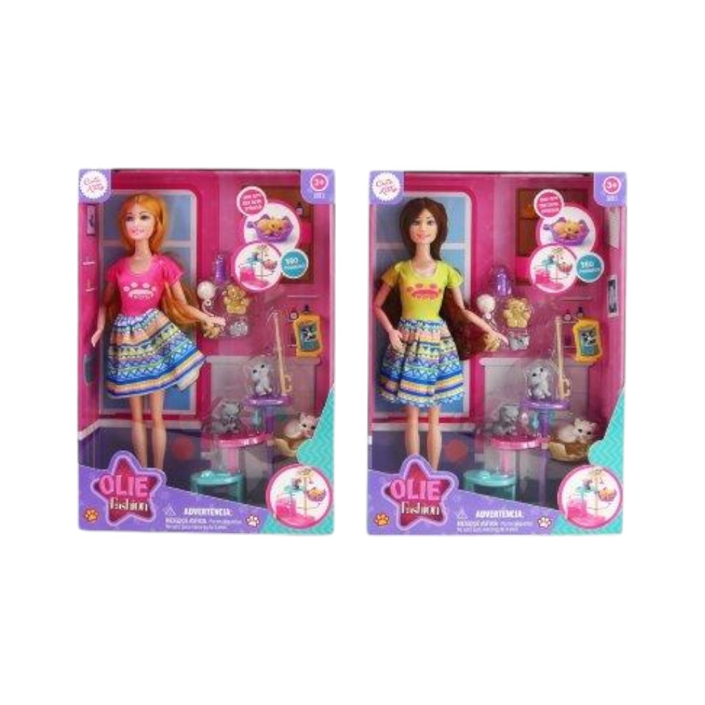 Muñecas Fashion Girl 11.5" Surtidos