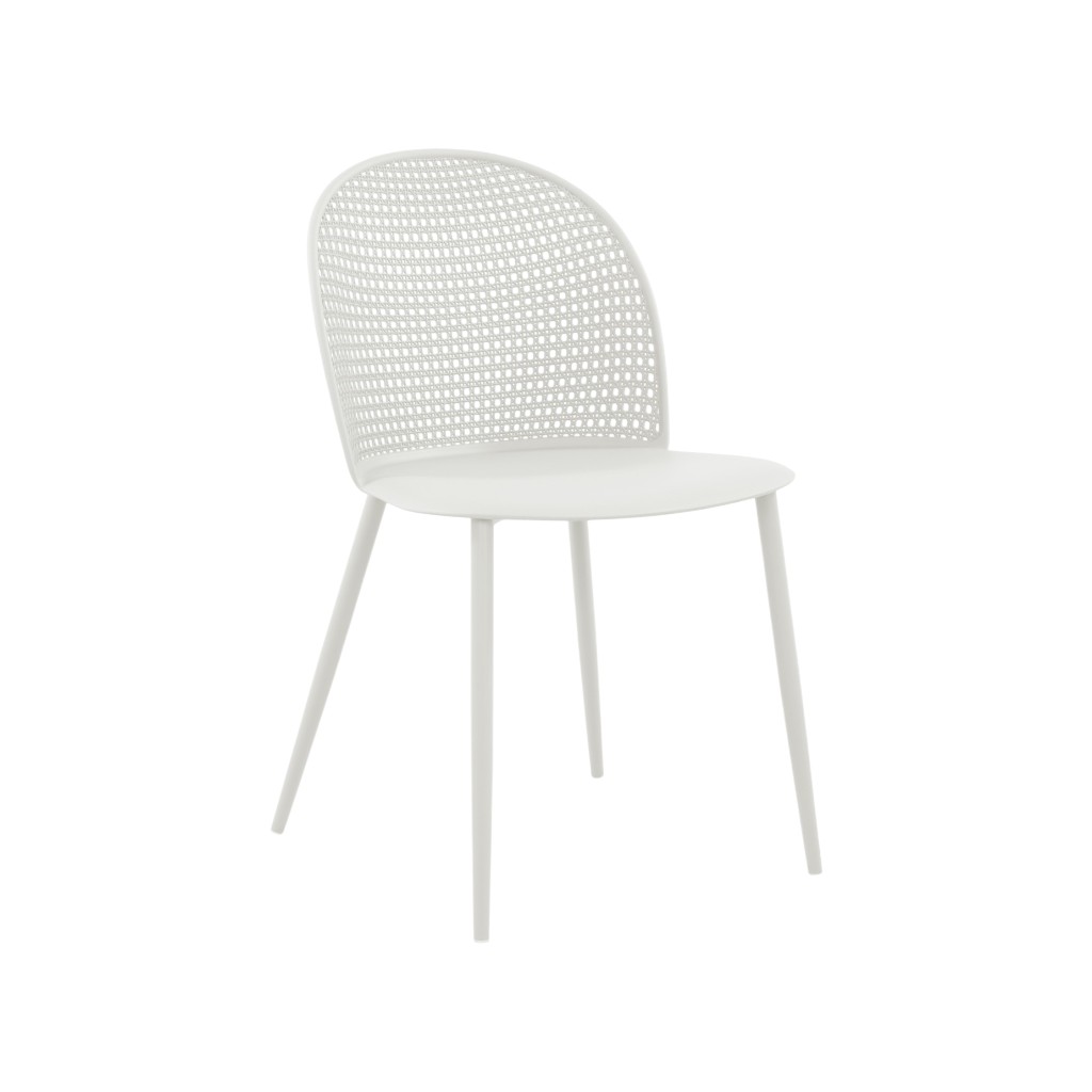 Silla De Comedor Rondain Blanco 46x51x80cm