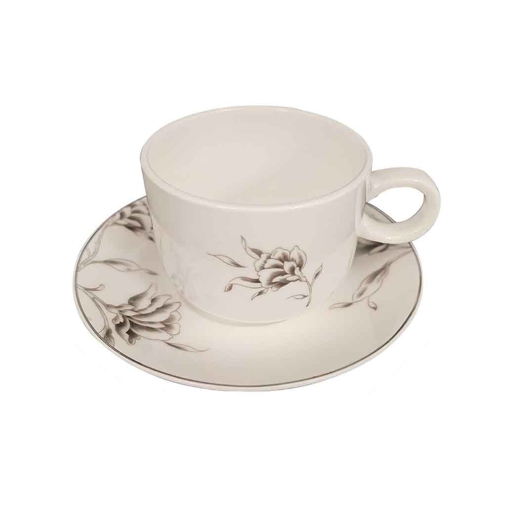 Taza Y Platito Estampado Floral 120Ml