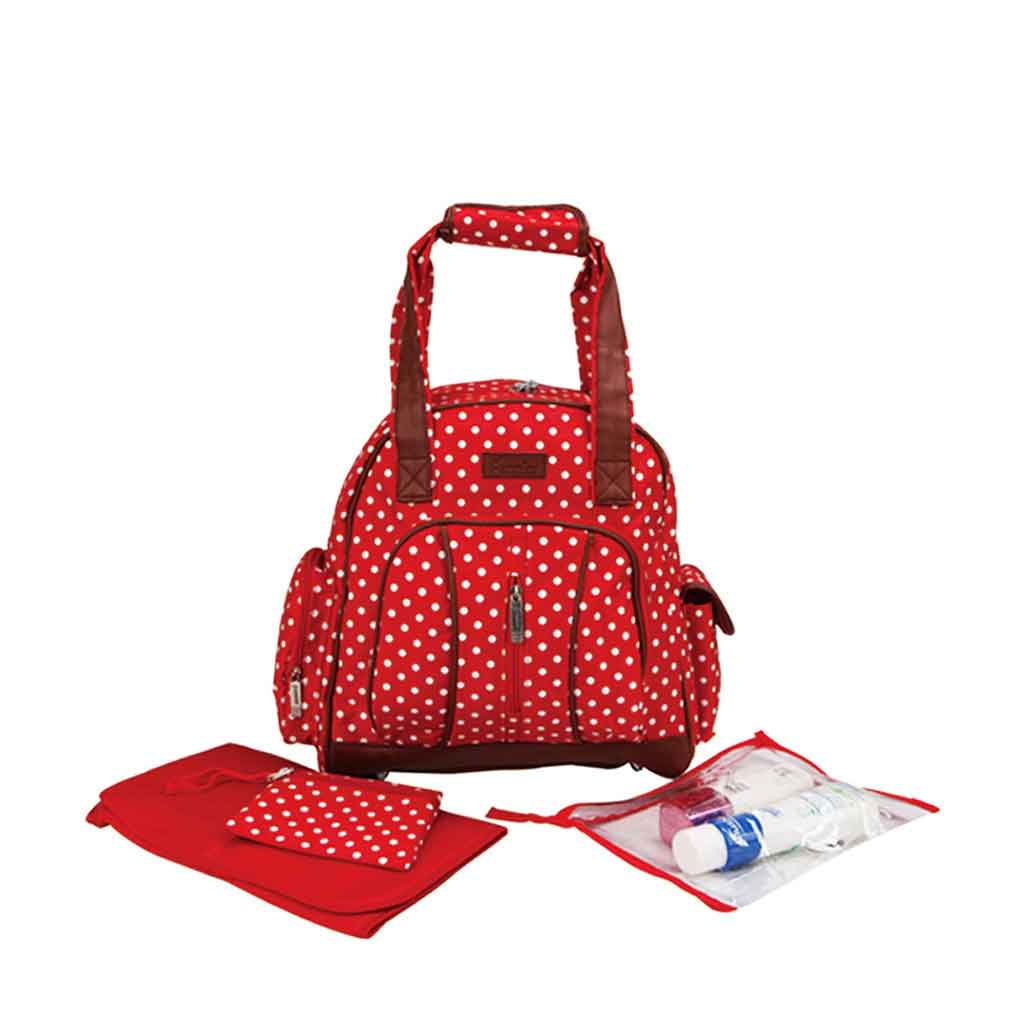 Set De Bolsa De Pañales Roja