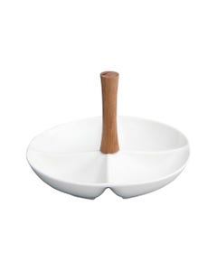 Bandeja Dividida Para Servir 25Cm