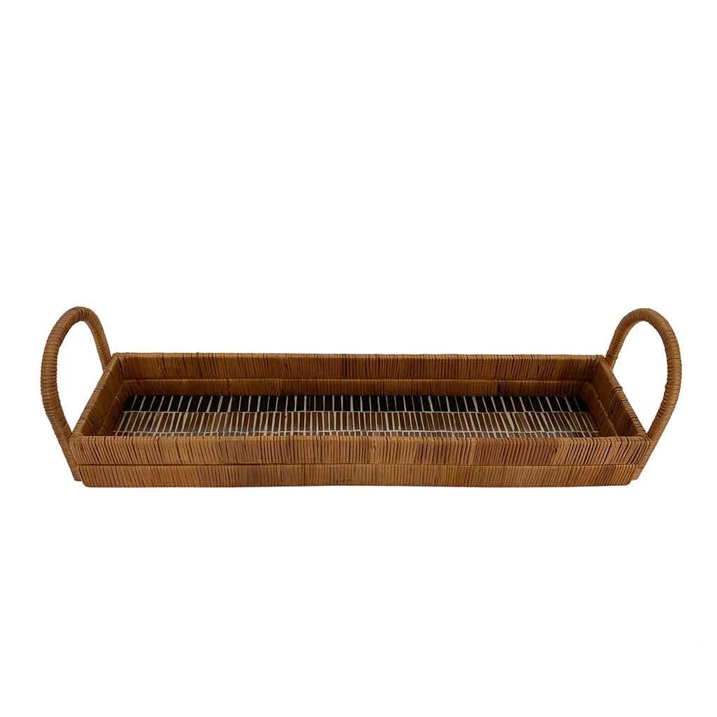Bandeja De Mimbre 52X12.5X14.5Cm