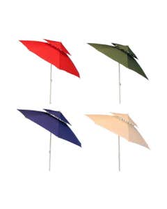 Sombrilla para exterior de 2 capas surtidas 230 cm