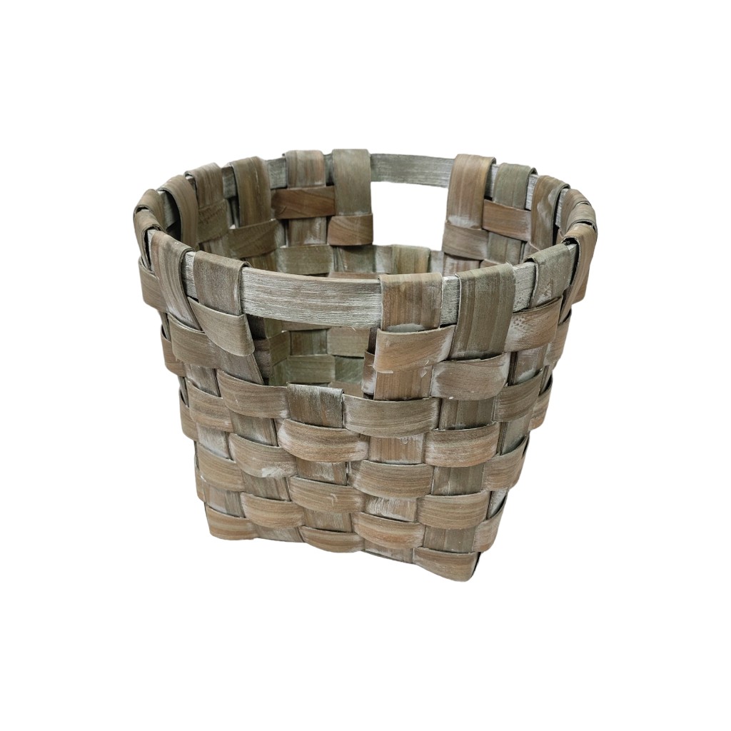 Cesta De Mimbre 24X24X18Cm