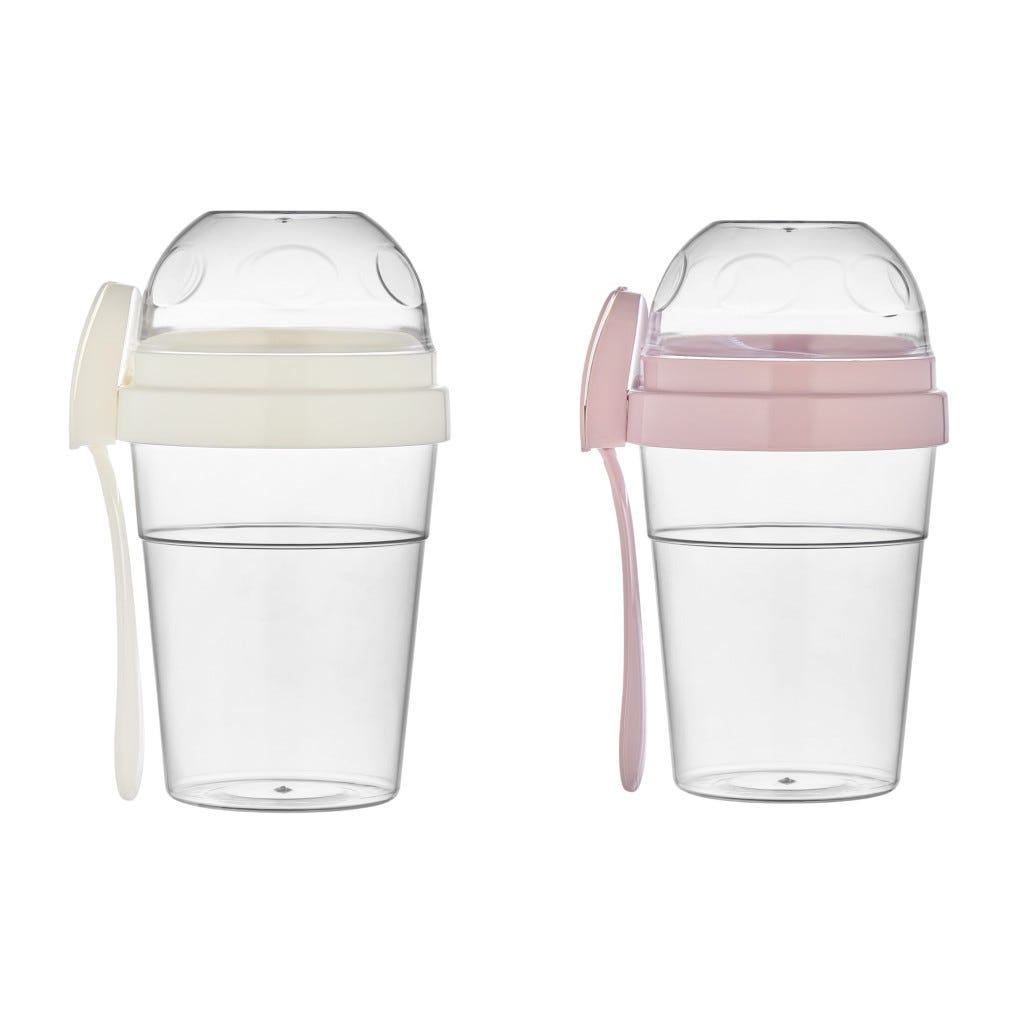 Recipiente Para Yogur Colores Surtidos 460Ml