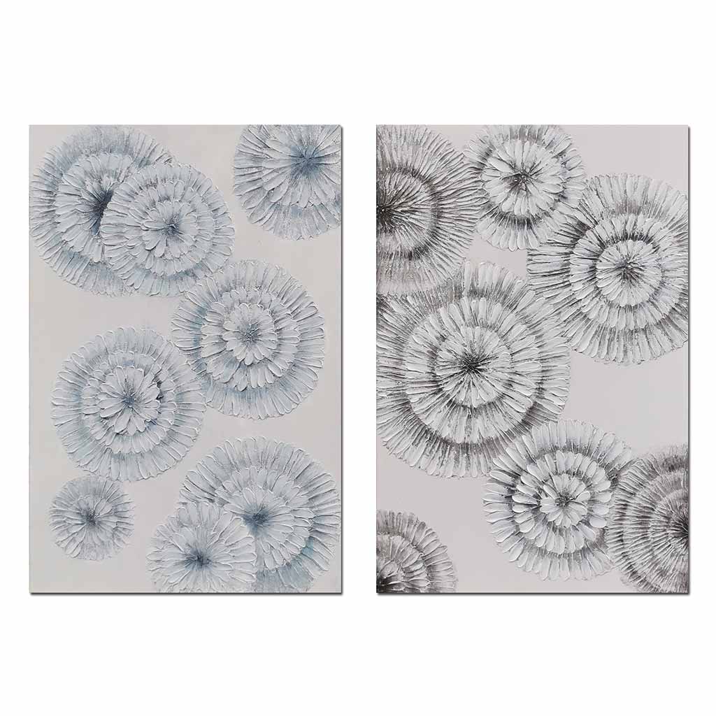Cuadro De Flores Con Relieve Surtido 80x4x120cm